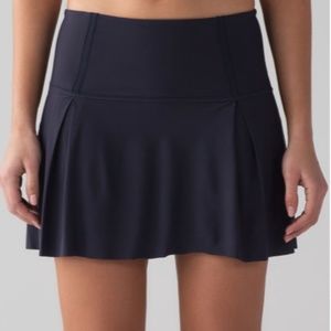 Lululemon Lost in Pace skirt skort Midnight Navy